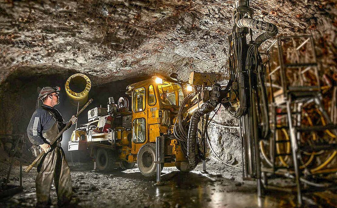 Silbermine des Unternehmens Hecla Mining