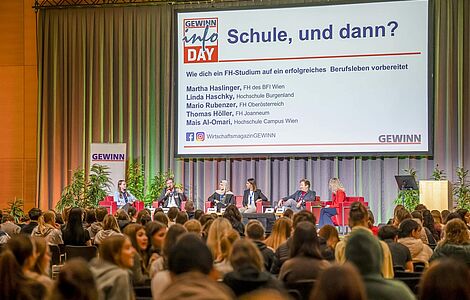 GEWINN InfoDay 2025, Vortrag Schule und dann?