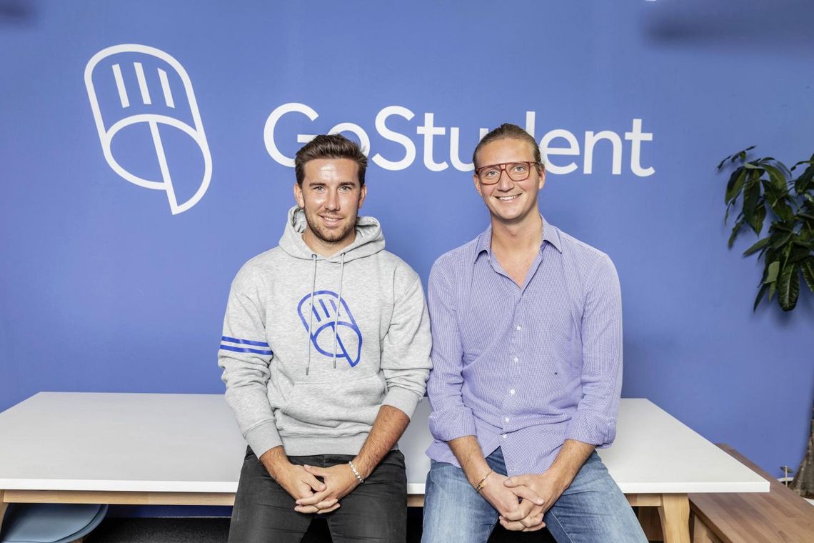 GoStudent-Gründer Gregor Müller (li.) und Felix Ohswald