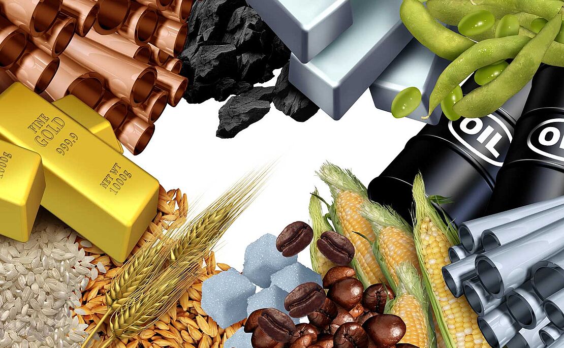 Unicommodities Fonds, Invesment in Gold, Getreide, Silber, Kupfer, Kohle, Öl, Mais, Kaffee