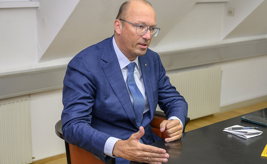 Reinhard Schwendtbauer im Gespräch