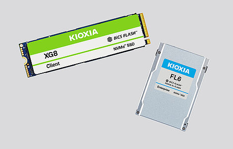 Festplatten und Speicherchips von Kioxia