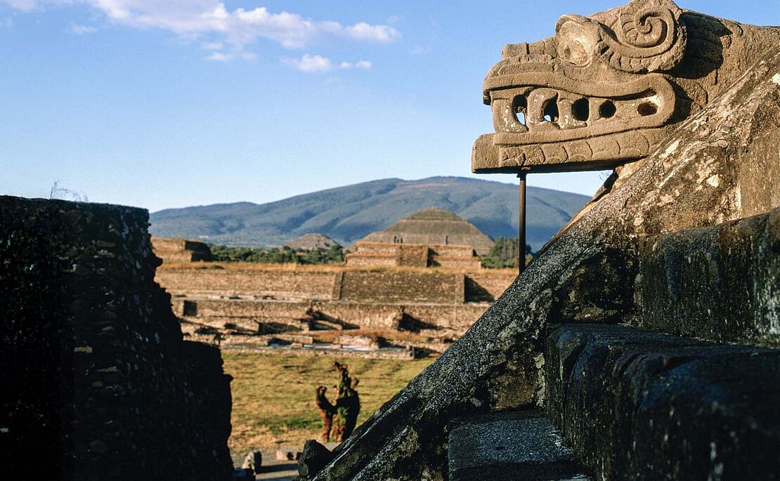 Sonnenpyramide Ruinenstadt Teotihuacán