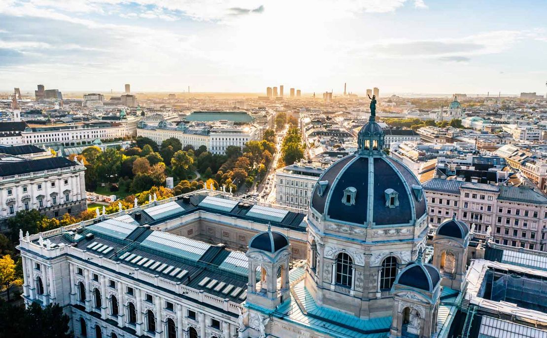 Blick auf Wien