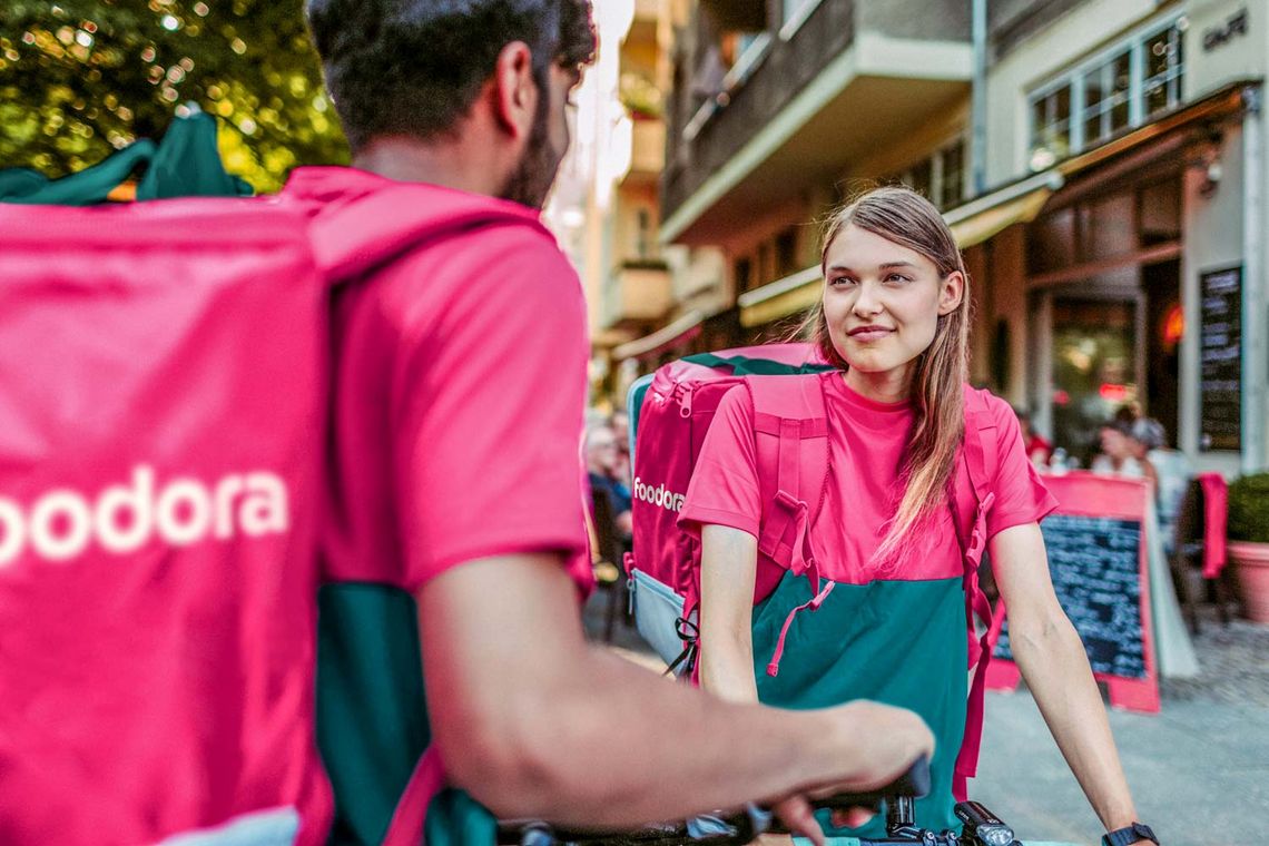 Foodora Fahrradboten