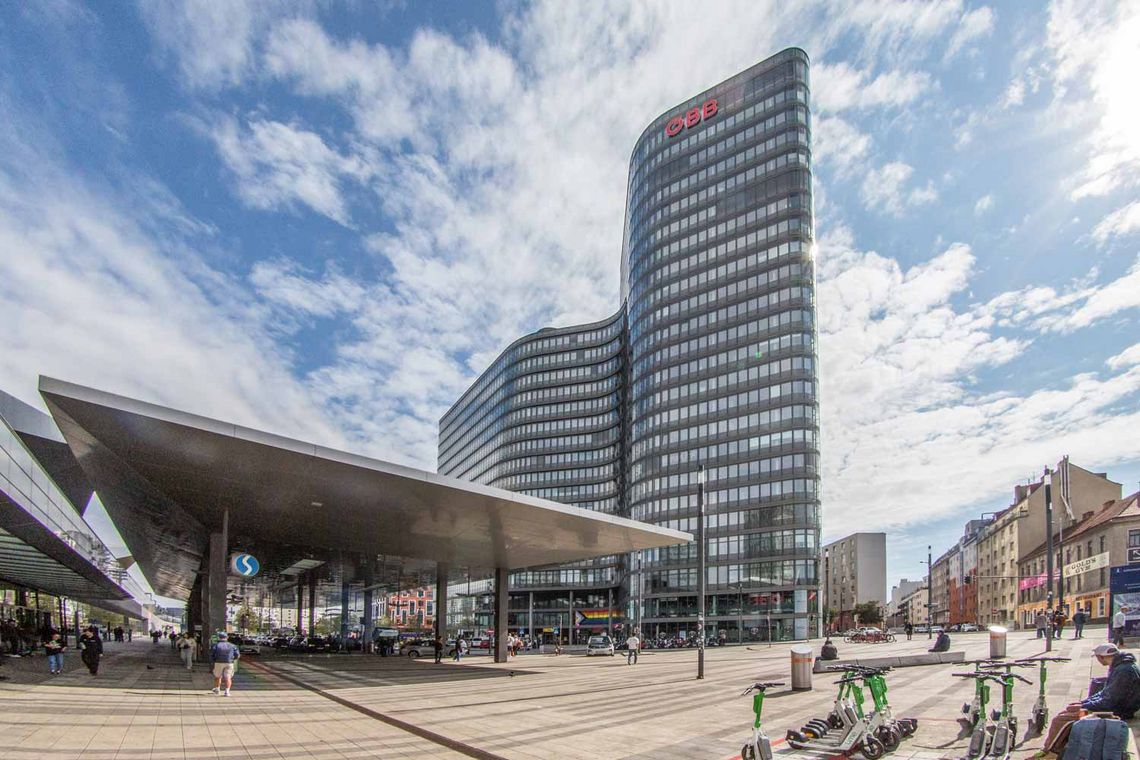 ÖBB kaufen ihre Zentrale am Hauptbahnhof