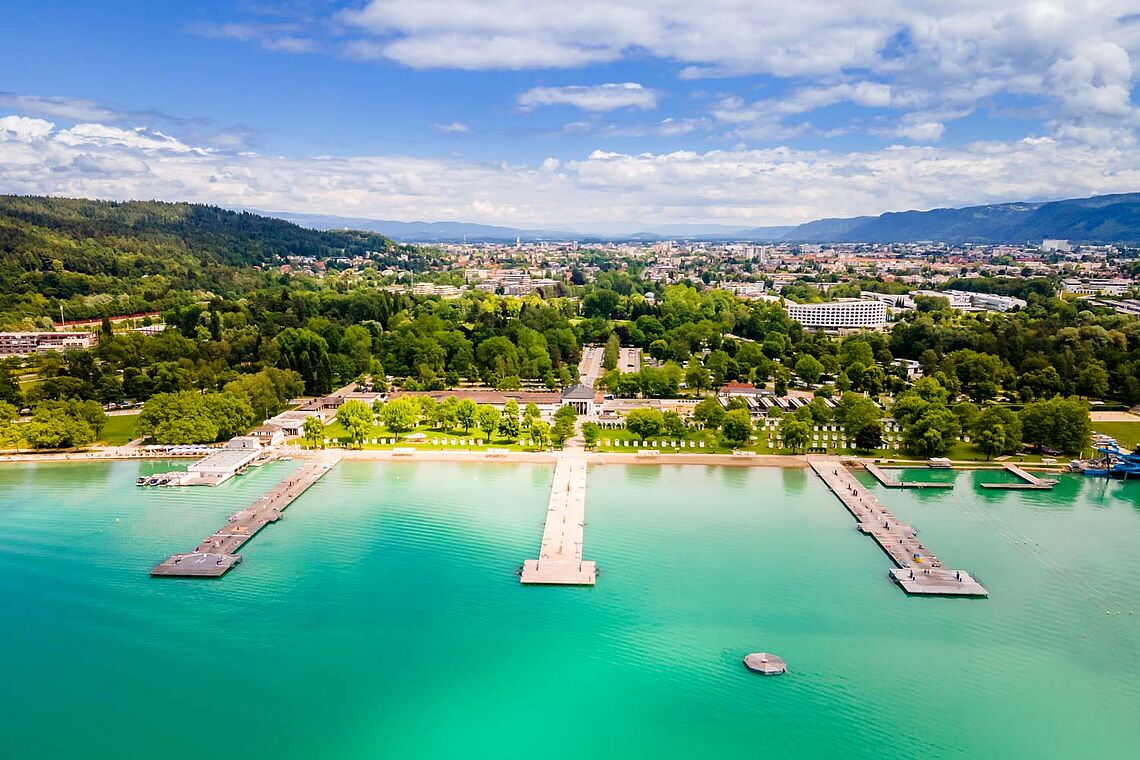 Klagenfurt: Strandbad am Wörthersee