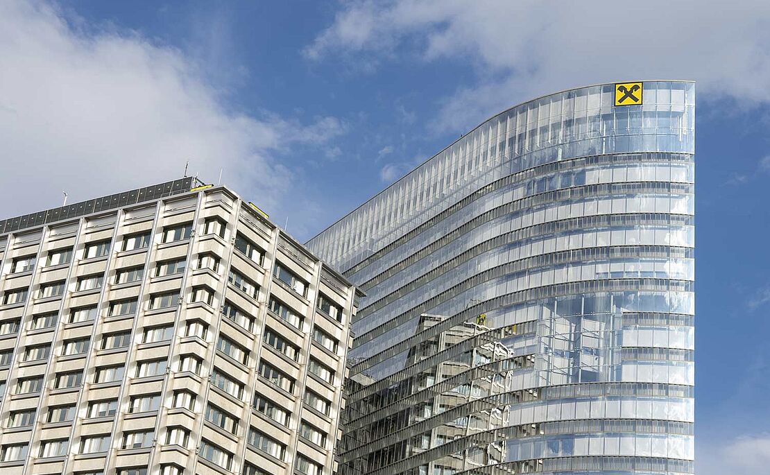 Außenaufnahme Raiffeisen Stadtbank KMU
