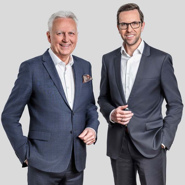 Gruppenfoto Gerhard Luftensteiner und Christoph Knogler