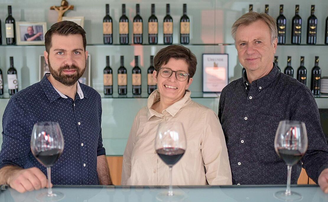 Foto von Mario, Birgit und Christian Reumann