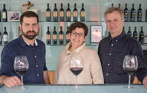 Foto von Mario, Birgit und Christian Reumann